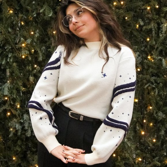 NWT! Carmico Stargazer Sweater in SuperNova Cream - Picture 2 of 10